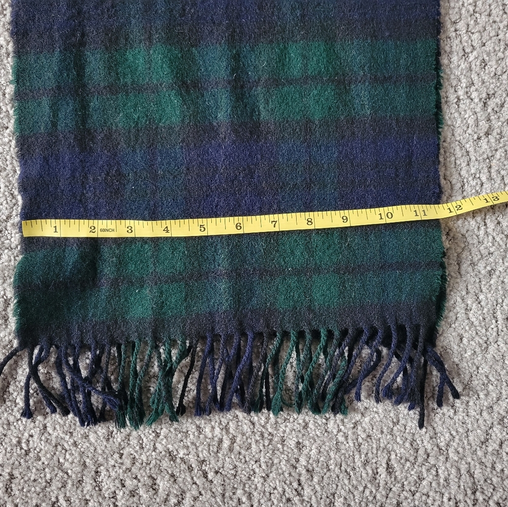 Brooks Brothers Lambswool Tartan Scarf - Picture 8 of 8